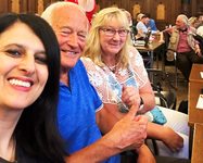 Die Bezirksabgeordneten der SPD-Fraktion in der Bezirksversammlung Hamburg-Harburg.