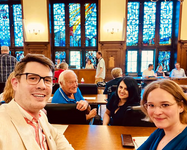 Die Bezirksabgeordneten der SPD-Fraktion in der Bezirksversammlung Hamburg-Harburg.